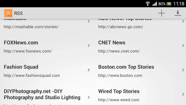 RSS android App screenshot 5