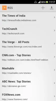RSS android App screenshot 6